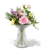 HEMA Kraagvaas glas Ø4x22 van €14.99 voor €10 sale, Huis en Inrichting, Woonaccessoires | Vazen, Verzenden, Nieuw