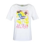Milano Italy • wit t-shirt Aloha • 36, Kleding | Dames, Nieuw, Milano Italy, Wit, Maat 36 (S)