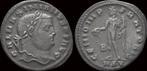 305-311ad Roman Galerius Ae follis Genius pouring libatio..., Verzenden