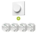 Bundelpakket | 4x Triac draadloze dimmer | 100-240V, Ophalen of Verzenden, Nieuw