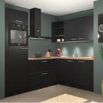 Zwarte keuken Frankfurt 22036, Verzenden, Nieuw