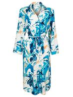 Blousejurk Marble Blauw XXL (44), Kleding | Dames, Verzenden, Nieuw