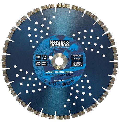 Nemaco diamantzaagblad universeel 300 x 20 mm, Zakelijke goederen, Machines en Bouw | Tuin, Park en Bosbouw, Overige typen, Ophalen of Verzenden