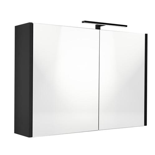 Spiegelkast Best Design Happy Black Incl. LED verlichting, Doe-het-zelf en Verbouw, Sanitair, Bad, Nieuw, Ophalen of Verzenden