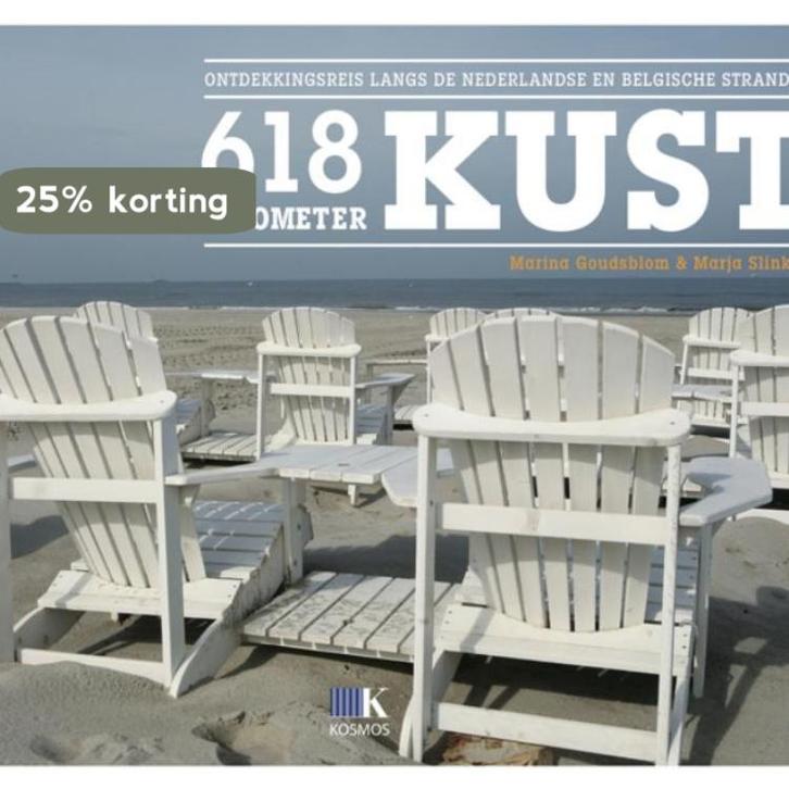 618 kilometer kust 9789021549873 Marina Goudsblom, Boeken, Reisgidsen, Gelezen, Verzenden