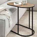 *WOONWINKEL* DTP Home Highlight Terra Laptoptafel Ovaal Teak, Huis en Inrichting, Tafels | Bijzettafels, Verzenden, Nieuw