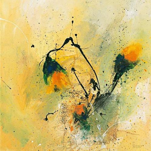 Kunstdruk Isolde Folger - Blüten II 70x70cm, Huis en Inrichting, Woonaccessoires | Schilderijen, Tekeningen en Foto's, Nieuw, Verzenden
