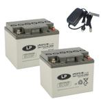Landport (LP) 2x LPCG12-38 accus 12 volt 38 ah + IMPULS II, Ophalen of Verzenden, Nieuw