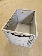 Vouwkrat klapkrat 600x400x400mm, extra stevig, 80l, grijs,, Gebruikt, 40 tot 60 cm, 50 tot 75 cm, Ophalen of Verzenden