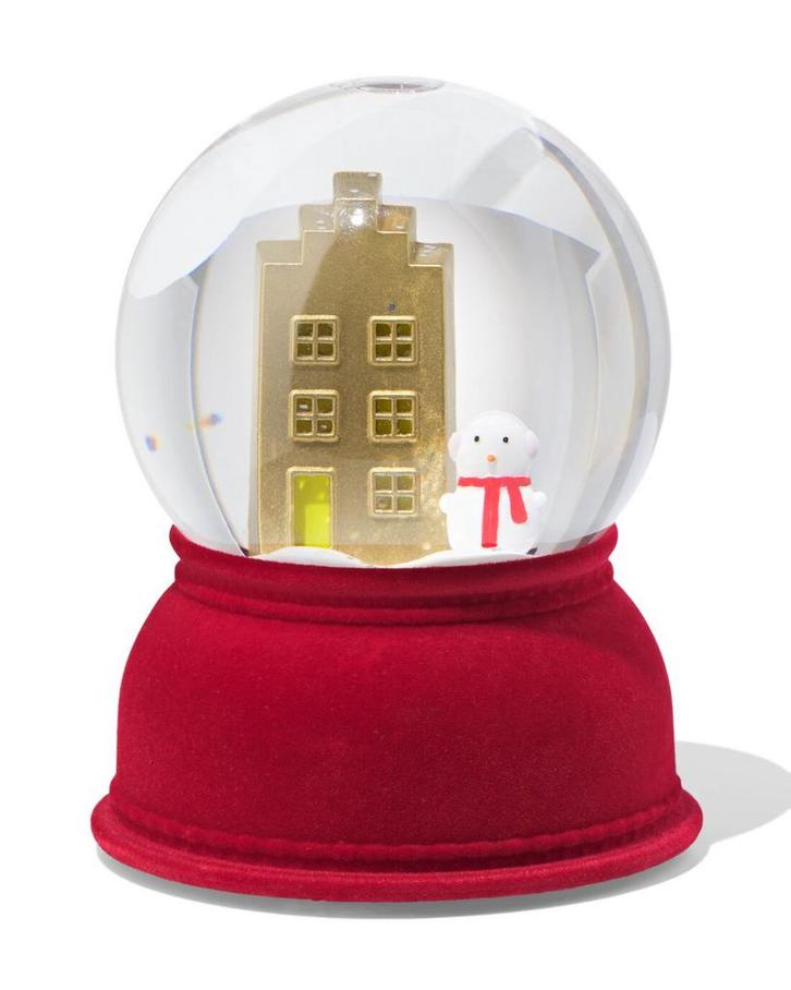 HEMA Sneeuwbol met licht 11x14x14cm, Diversen, Kerst, Nieuw, Verzenden