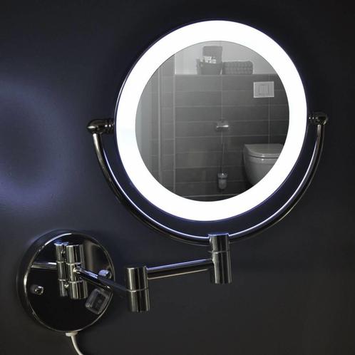 Wand Scheerspiegel Met Led Verlichting, Huis en Inrichting, Woonaccessoires | Spiegels, Ophalen of Verzenden