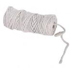 Jute dik 6 dr 6 mm +/- 35 m rol WIT macrame koord, Ophalen of Verzenden, Nieuw