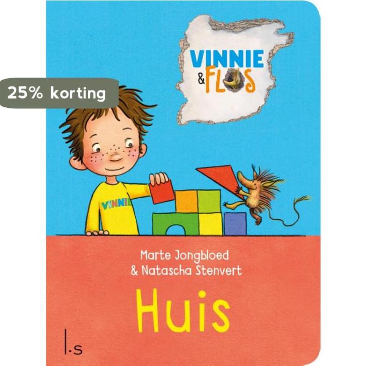 Huis / Vinnie & Flos 9789024583157 Marte Jongbloed, Boeken, Kinderboeken | Baby's en Peuters, Gelezen, Verzenden