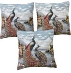 Wandtapijt (3) - 43 cm - 43 cm - Geweven kussens in