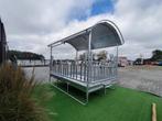 Voederrauf / Hooi­ruif 16 Voerplaatsen Voor Paarden Met Dak, Weidegang, 4 paarden of pony's of meer