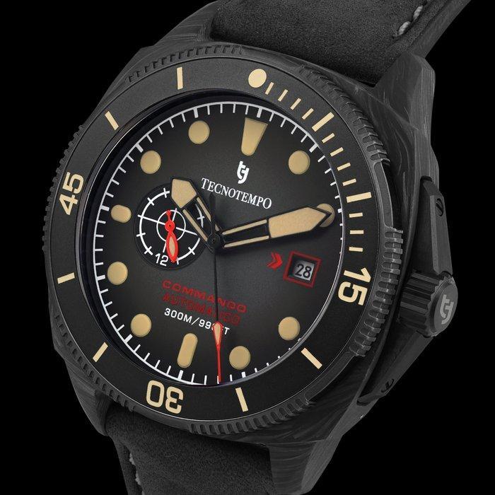 Tecnotempo - Commando - Forged Carbon & Titanium -, Sieraden, Tassen en Uiterlijk, Horloges | Heren