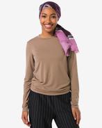 HEMA Dames T-shirt Lona jersey taupe, Verzenden, Nieuw