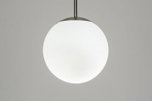 Rietveld Hanglampen - Wit - Glas, Huis en Inrichting, Lampen | Hanglampen, Verzenden