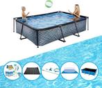 EXIT Zwembad Stone Grey  Frame Pool 300x200x65 cm  Zwembad, Tuin en Terras, Zwembaden, Verzenden, 200 tot 300 cm, 80 tot 120 cm