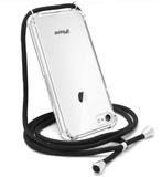 iPhone 7 / 8 / SE 2020-2022 Transparant TPU Hoesje met Koord, Telecommunicatie, Ophalen of Verzenden, Nieuw
