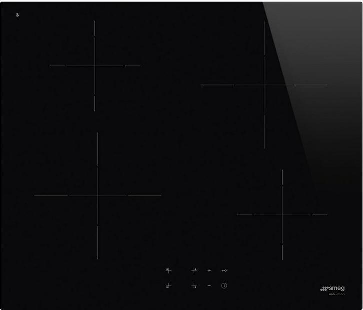 Smeg SI2641DL inbouw inductie kookplaat - 60 cm, Witgoed en Apparatuur, Kookplaten, Inbouw, 4 kookzones, Energieklasse A of zuiniger