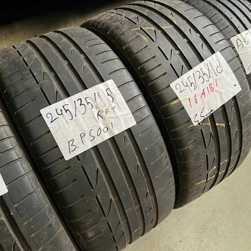 2 x Bridgestone Potenza S001 245-35-18 RFT Zomerbanden 5,5mm, Auto-onderdelen, Banden en Velgen, 18 inch, Zomerbanden, 245 mm