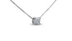 Ketting met hanger - 18 karaat Witgoud - 1.50ct. tw. Diamant