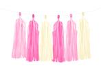 Tassel slinger roze/crème - 1,5 meter, Ophalen of Verzenden, Nieuw