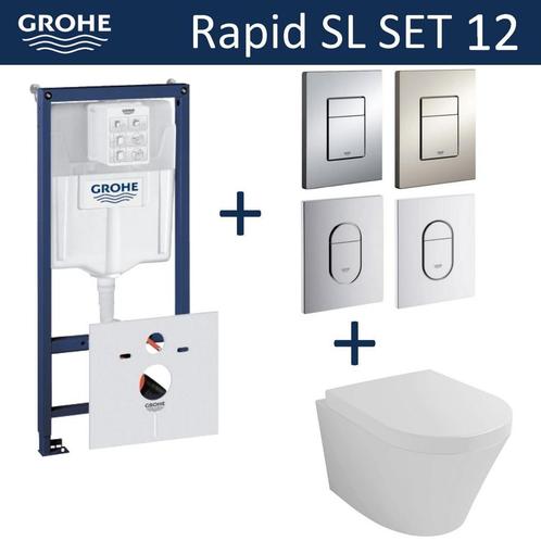Grohe Rapid SL Toiletset set12 Wiesbaden Vesta 52 cm met, Doe-het-zelf en Verbouw, Sanitair, Overige typen, Nieuw, Ophalen of Verzenden