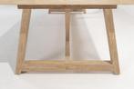 Noah dining tuintafel 300x100xH69 cm geborsteld teak 4, Tuin en Terras, Ophalen of Verzenden, Nieuw, Teakhout