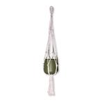 Plantenhanger Boho Wit - Katoen - Macramé - Handgemaakt, Huis en Inrichting, Woonaccessoires | Overige, Ophalen of Verzenden, Nieuw