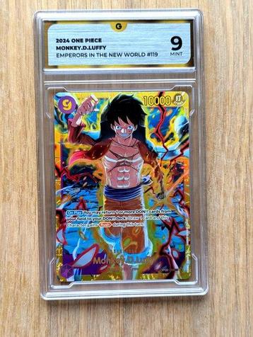 Bandai - 1 Graded card - One Piece - Monkey D. Luffy #119 beschikbaar voor biedingen