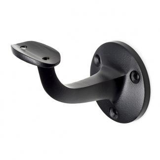 Leuninghouder | Intersteel (Hol zadel, Mat zwart), Doe-het-zelf en Verbouw, Hang- en Sluitwerk, Nieuw, Verzenden