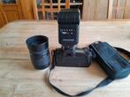 Sigma SA-300 + 35-135mm + 70-210mm + flitser | Analoge, Nieuw