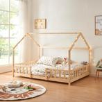 [en.casa] Kinderbed Sisimiut met uitvalbeveiliging 140x200 c, Kinderen en Baby's, Kinderkamer | Bedden, Verzenden, Nieuw