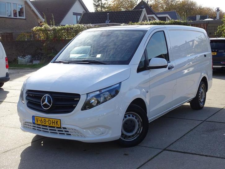 Zakelijke Lease |  Mercedes-Benz Vito 114 CDI Lang, Auto's, Bestelauto's, Lease, Zwart, Automaat, Wit, Mercedes-Benz, Financial lease