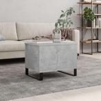 vidaXL Salontafel 60x44,5x45 cm bewerkt hout betongrijs, Minder dan 50 cm, 50 tot 100 cm, Verzenden, Nieuw