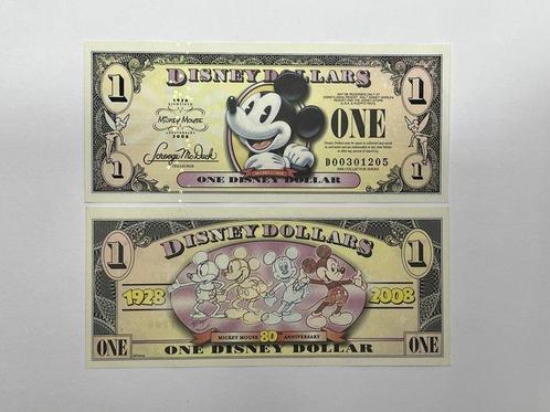 Verenigde Staten van Amerika. Dollar 2008 - Disneyland Parks, Verzamelen, Disney