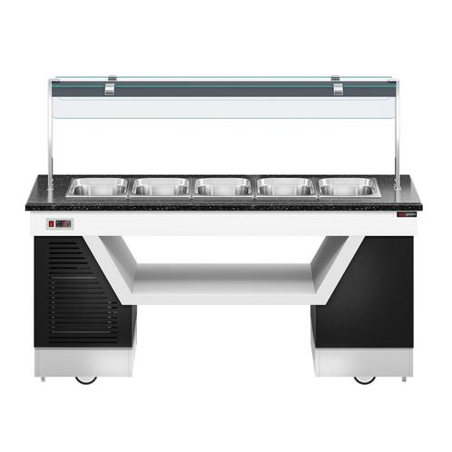 GGM Gastro | Warm buffet toonbank BELFAST - 2000mm - met |, Zakelijke goederen, Horeca | Meubilair en Inrichting, Nieuw in verpakking
