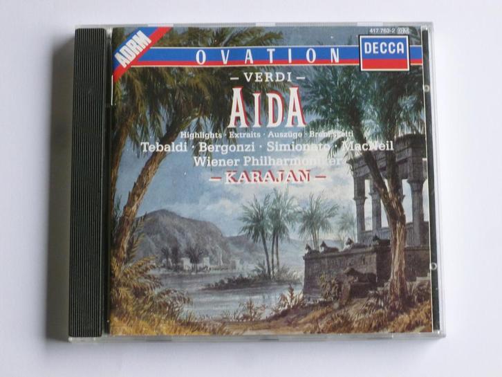 Verdi - Aida / Karajan, Tebaldi, Cd's en Dvd's, Cd's | Klassiek, Zo goed als nieuw, Verzenden