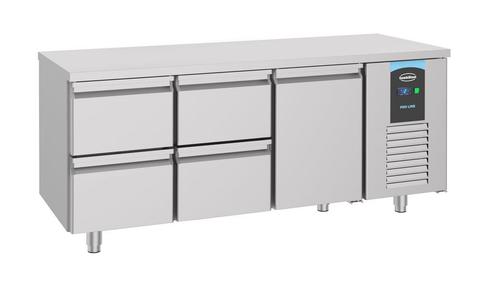 Combisteel Koelwerkbank | 474L | 1 Deur + 4 Laden (1/1 GN) |, Witgoed en Apparatuur, Koelkasten en IJskasten, Ophalen of Verzenden