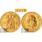 Nederland. Willem III. 10 Gulden 1879 over 1877