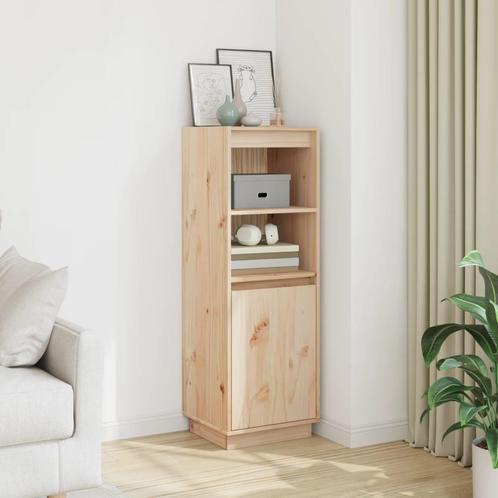 vidaXL buffetkast 37x34x110 cm massief grenenhout, Huis en Inrichting, Kasten | Buffetkasten, 25 tot 50 cm, Nieuw, Grenenhout