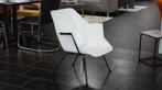 Fauteuil Gispen 416  wit polyester kuip, Overige materialen, 75 tot 100 cm, Ophalen of Verzenden, Zo goed als nieuw