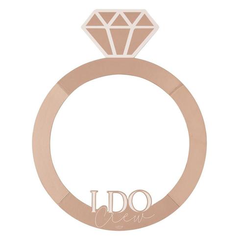 Rose Gouden Photobooth Frame Ring 74cm, Hobby en Vrije tijd, Feestartikelen, Nieuw, Verzenden