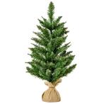 Minikerstboom Met Kunstsneeuw, 60 Cm Hoog, Met Cementstandaa, Diversen, Kerst, Verzenden, Nieuw