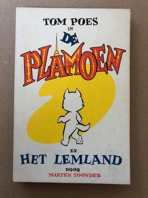 Tom Poes - De Plamoen - Het Lemland - 1962 - vrij zeldzaam, Verzamelen, Stripfiguren, Boek of Spel, Gebruikt, Olivier B, Bommel en Tom Poes