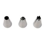 BrandNewCake Decoratie Spuitmondjes Set/3 (1M, 2D, 2A), Hobby en Vrije tijd, Verzenden, Nieuw