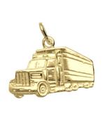 Gouden Vrachtwagen groot ketting hanger, Sieraden, Tassen en Uiterlijk, Verzenden, Nieuw