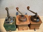 Koffiemolen (3) - hout, metaal, Antiek en Kunst, Antiek | Keukenbenodigdheden